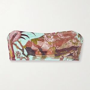 Skims x Roberto Cavalli Signature Swim Micro Bandeau - Fagianella Size Small